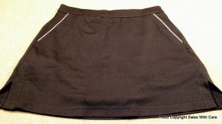  ADIDAS Clima Cool Black Skort, Size 2 X Small Skort Skirt with shorts