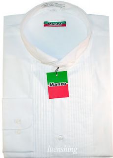 New Mens TUXEDO Shirt WING TIP Collar white cc 14.5 32/33 S