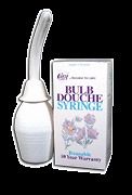 new bulb douche syringe soft rubber easy to clean time