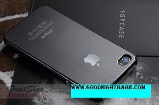 Brand new SGP Gun Metal back case for iphone 4 and iphone 4S