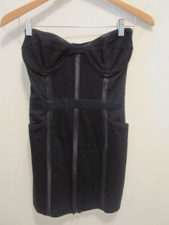   James Black Strapless Dress Size 8 ~Worn by Khloe Kardashian~SAL​E