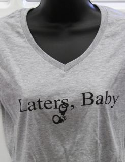 50, Fifty Shades of Grey Christian Grey Laters Baby Handcuff T Shirt 