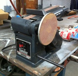   Ohio Forge 4 Belt   6 Disc Combo Sander   Clean & Fully Functional