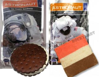 Astronaut Ice Cream Sandwich & Neopolitan COMBO 2 Pack NASA Outer 