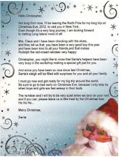 personalized letter from santa more options option time left $