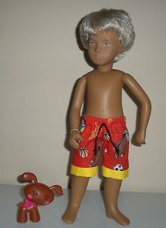 Fits 16 Inch Sasha Gregor Doll  Boy Doll Curious George Swim 