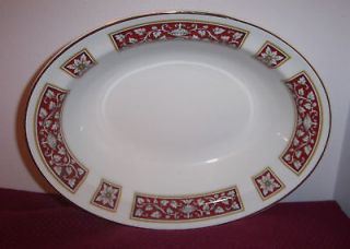 glo white alfred meakin savoy red oval 9 5 8