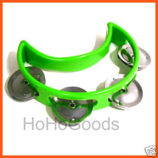   TAMBOURINE WITH HEAD LOOK HAND DRUM RHYTHM JINGLES STAGE BAND MUSIC