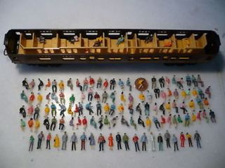  100 detailed painted figure seated + 50 standing people 1/100 scale