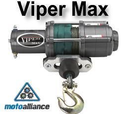VIPER Max 3500lb ATV Winch & Mount w/AmSteel Blue rope for Can Am 