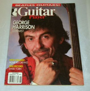 Guitar Player (November 1987)   George Harrison, David Torn, Beatles 
