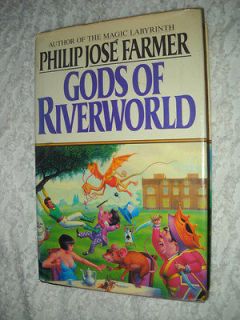   ~GODS OF RIVERWORLD~HC/​DJ~1ST ED.1983~SCIENC​E FICTION BOOK
