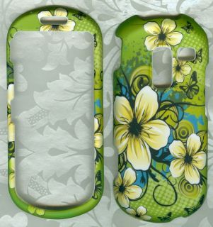   flowers rubberized samsung SCH R580 Profile phone faceplate cover case