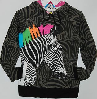 Zebra Womens Hoodie New with Tags by Alternative designer PET Project 