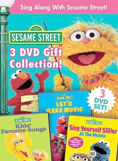 Sesame Street   Sing Along with Sesame Street 3 Pack DVD, 2005, 3 Disc 