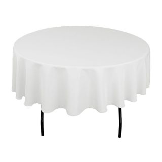 90 in. Round Polyester Tablecloth High Quality for Wedding or 