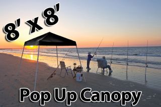8x8 CANOPY POP UP CANOPY SPORTS SERIES WITH BLACK VALANCE TARP COVER