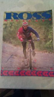 ross bicycle 1987 catalog vintage ross mountain bike bmx time