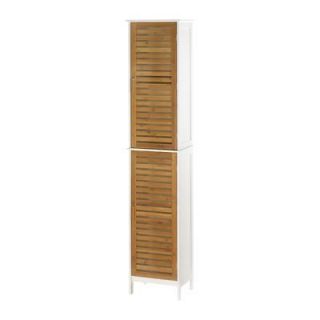linen pantry cabinet with natural bamboo doors lot new time left $ 148 