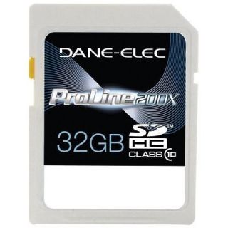   Dane Elec ProLine SDHC Class 10 photo memory flash card DASD1032GC new