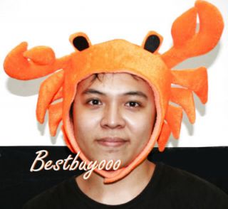 CRAB SEAFOOD FISH COSTUME ADULT KIDS HAT MASK HALLOWEEN FANCY PARTY 