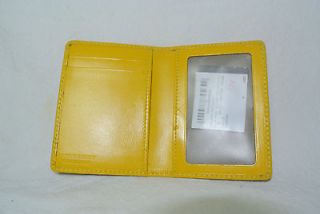 burberry bright saffron pass holder wallet