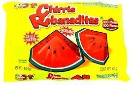 Vero Chirris Rebanaditas (vero watermelon hard candy with chilli 