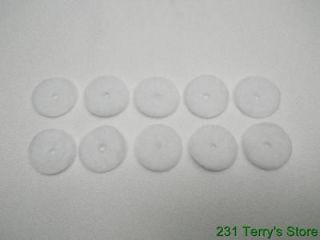 10 new sewing machine white spool pin felt pads time