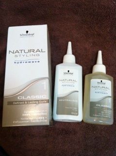 SCHWARZKOPF NATURAL STYING HYDROWAVE CLASSIC 1 COMPLETE PERM KIT 