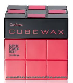   Cube Hair Wax   Super Power Hold **spiky style for short hair