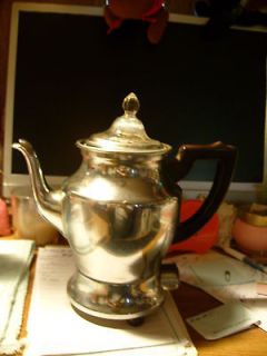 RARE ANTIQUE SILVER COFFEE POT~LANDERS,FRARY&CLARK UNIVERSAL~EXCEL~NEW 