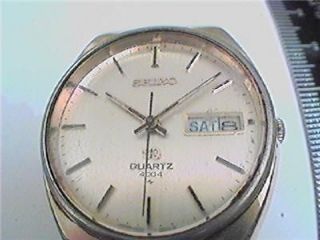 vintage ygp seiko 4004 quartz daydate watch 4u2fix time left