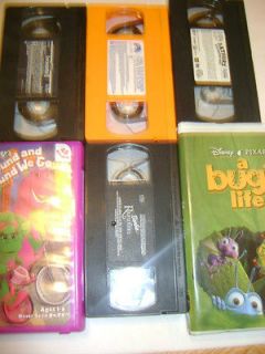   BUGS LIFE, BARBIE, BARNEY, DORA THE EXPLORER , ARTHUR, 6 VHS lot