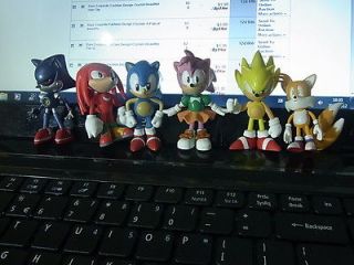 sonic the hedgehog a lot of 6 brand new figures