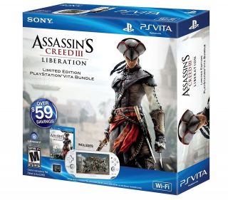  Sony PlayStation Vita White Assassin’s Creed III Portable Console 
