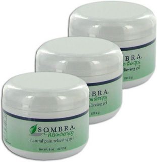 pack)Sombras Original Warm Therapy Pain Relieving Gel 8oz Jar(FREE 