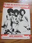 love unlimited it may be winter outside sheet music buy