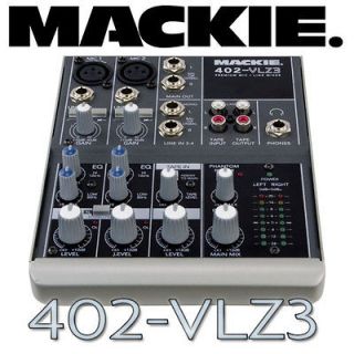Newly listed Mackie 402 VLZ3 402VLZ3 Compact 4 Channel Audio Mixer