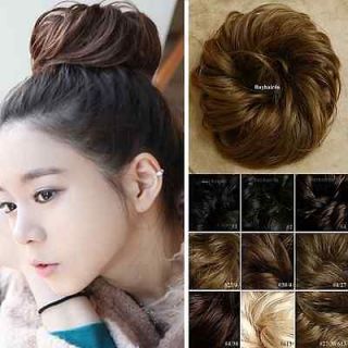   updo big bun elastic hair piece tw from korea south  0