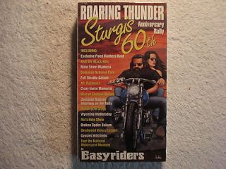 Easyriders VHS VIDEO Sturgis 60th. Anniversary Rally Harley Davidson 