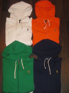 145 Mens Polo Ralph Lauren Classic Sweatshirt Zip Hoodie SM,MED,LRG 