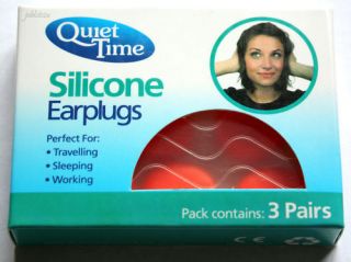 silicone ear plugs protect 3 pairs travelling sleeping from united