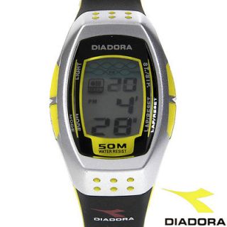 diadora women s lap timer two tone digital watch $