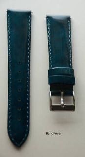 NEW 18mm DEEP NAVY BLUE PATENT WATCH BAND,STRAP FITS MICHELE,ELINI 