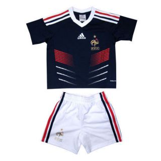 Adidas FRANCE INFANT/KIDS Soccer Uniform Rtl $50 Orig Pkg Size 24M,2T 