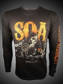 NEW FOR 2012 SONS OF ANARCHY CHARGING REAPER SAMCRO LONG SLEEVE SOA 