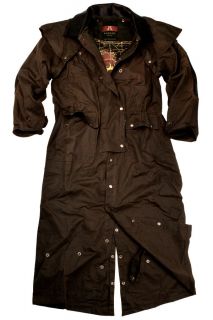 Kakadu Long Rider 3 in 1 drover coat jacket mens oilskin rain pants 