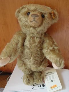   Mint Steiff TEDDY BEAR  PAB 43 8 inch Mohair teddy #667664