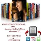 10,000 Romance eBooks for  Kindle, Tablets, iPads, PC All in 