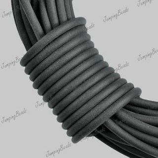 Newly listed ! 7m Black Rubber Cord Thread Wire For Bracelet Necklace 